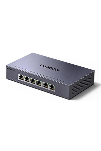 Ugreen Switch Ethernet 1Gb cu 6 porturi și PoE pentru rețele de mare viteză