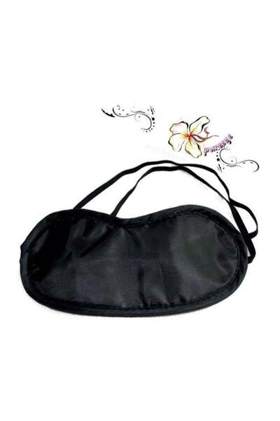 Generic Black Sleep Eye Mask, 18x8.5cm Light Blocking Eye Cover for Travel & Deep Sleep