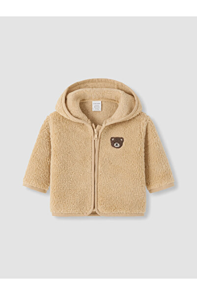 LC Waikiki I Hooded Embroidered Plush Baby Boy Cardigan from Freezen Store