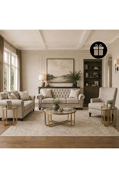 Ashley Furniture طقم أريكة كاتاهدين مع طاولة ميلوتون مجانية (مجموعة من 3 قطع)