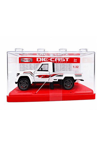 Tian Du 1:32 Scale Diecast Metal Car Model with Acrylic Display Box - Pull Ba...