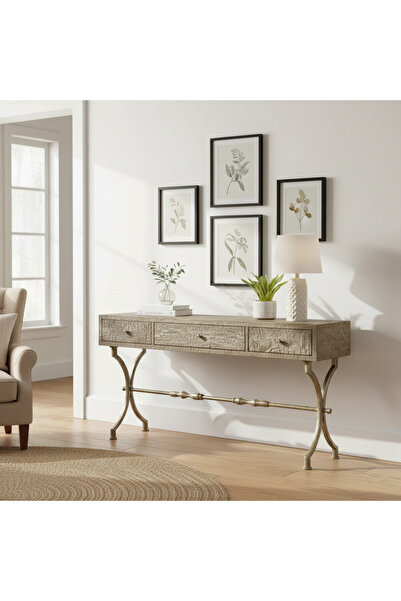 Ashley Furniture طاولة كونسول/كنبة كوينلاند