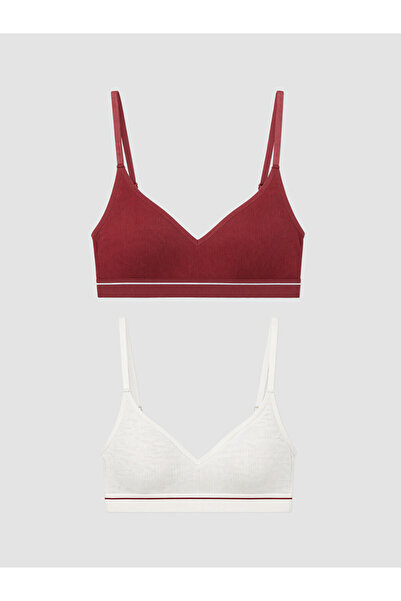 LC Waikiki Rmz Gi̇yi̇m Farki̇yla Underwire-Free Removable Pad Bustier 2-Piece...