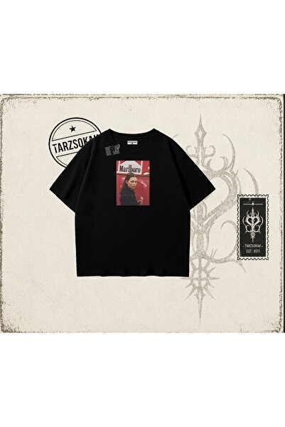 Tarzsokak Ženska Kate Moss Icecream Oversize Unisex majica bela