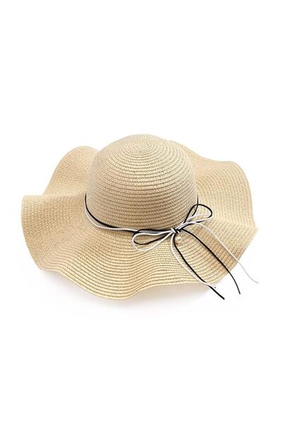 STARSTAR Women's Bohemian Foldable Straw Hat, Sun Hat, Beach Hat, Wide Brim w...