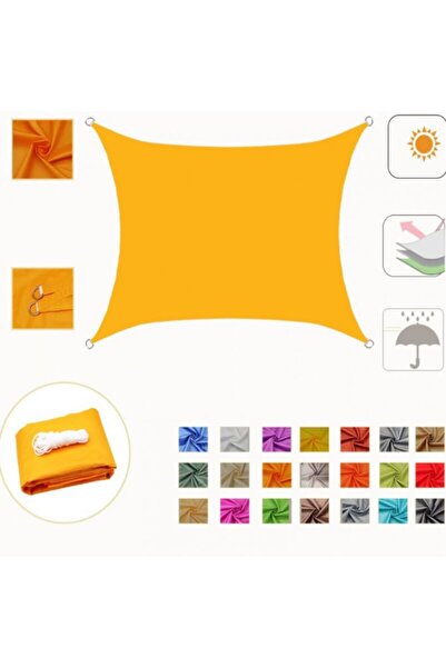 STARSTAR 2x3 meter rectangular yellow sunshade sail, suitable for outdoor and...