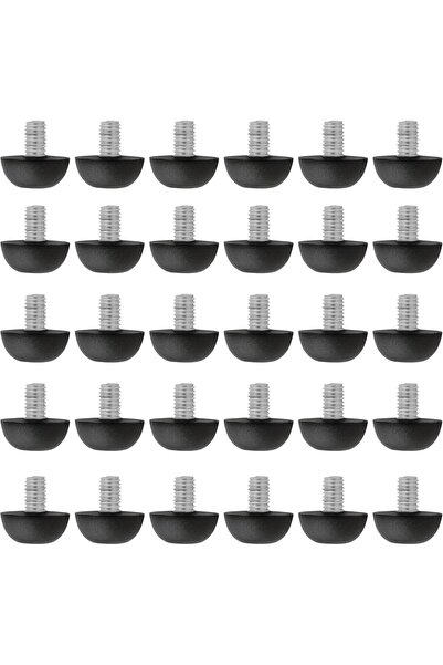 STARSTAR 30 PCS 8mm x 1.25 M8 Adjustable Furniture Leg Pads