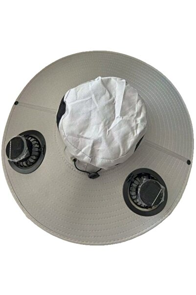 STARSTAR Solar-Powered Ventilated Cap, USB rechargeable, dual fans (6000 RPM)...