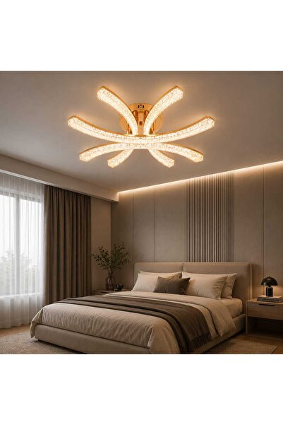 RFAN Candelabru LED RFAN, Model K2550/4A, cu Telecomandă, 3 Tipuri de Lumină,...