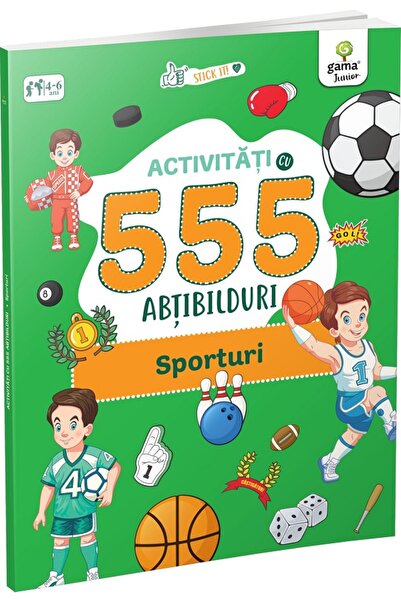 Gama Activitati cu 555 abtibilduri. Sporturi