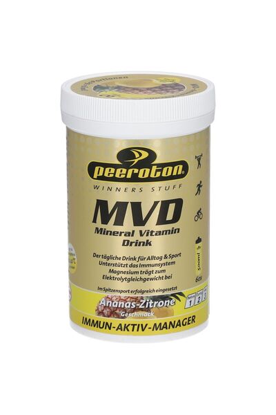Peeroton MVD, Bautura rehidratanta Mineral Vitamin Drink, Ananas-Lămâie, 300 g