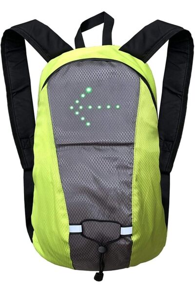STARSTAR Reflective bicycle backpack 15L LED flash backpack 500mAh cycling US...