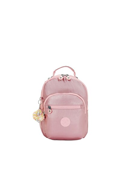 Kipling Seoul S Small Sırt Çantası Bronze Pink Met KI57683MD