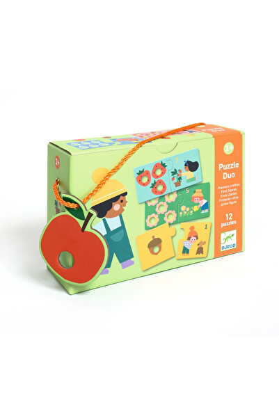 djeco Puzzle Tactil Duo Primele Numere