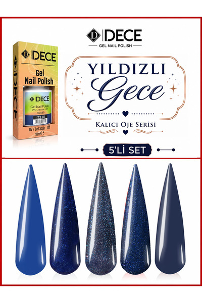 d dece Yıldızlı Gece Kalıcı Oje Serisi