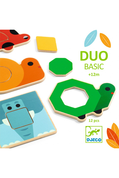 djeco Образователна игра-пъзел DuoBasic