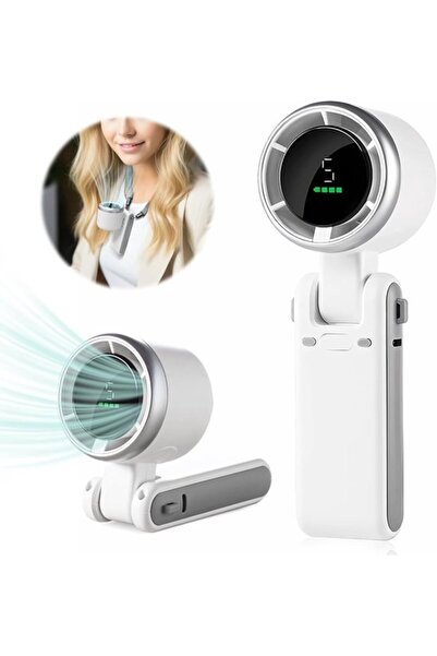 Morvena Picks Mini ventilator de mână - Ventilator portabil - Cinci viteze al...