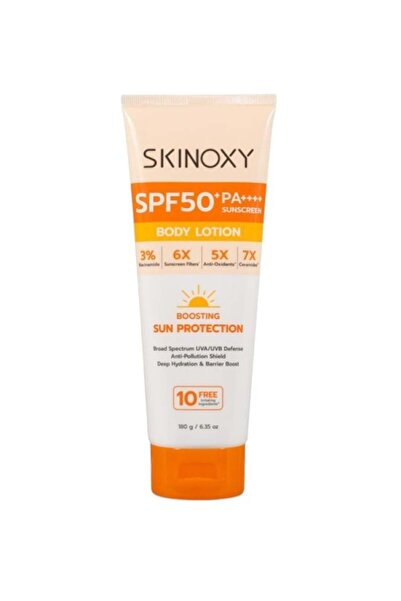 Skinoxy لوشن جسم واقي شمس بعامل حماية +SPF 50 من سكن اوكسي - 180 جرام