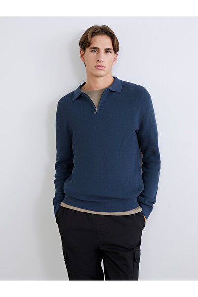 LC Waikiki Polo Neck Men's Knitwear Sweater