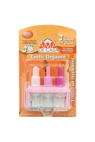 BAMA DEKORASYON Αποσμητικό χώρου, Housewife, Ανταλλακτικό 3SENSE 20 ml Εξωτικ...