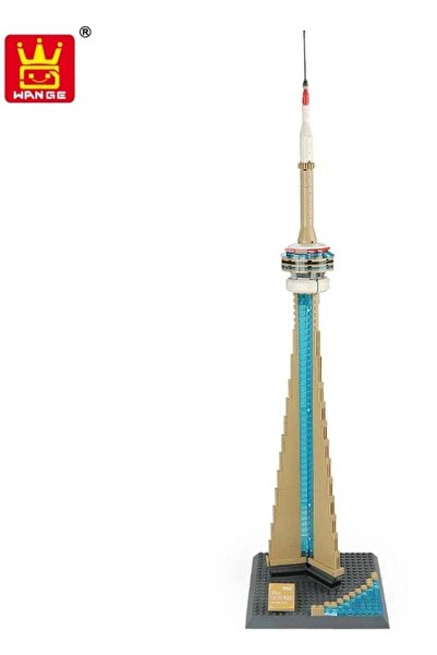 Wange CN Tower Assembly Architecture Model with Blocks