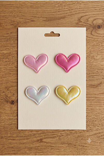 Jeevee Set of 4 Baby Hair Clips - Heart-Shaped Clips for Babies with No Hair ...