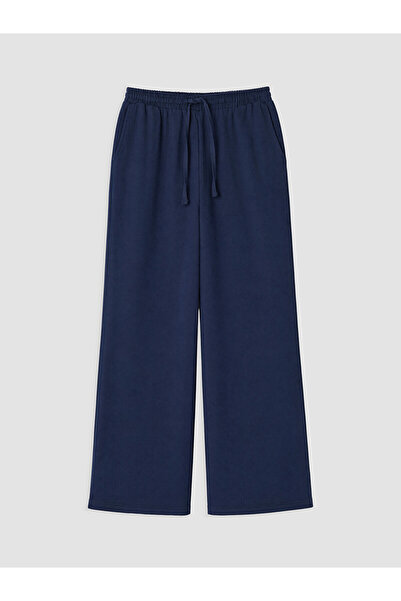 LC Waikiki Nevavm Plus Size Women's Muslin Trousers with a Difference