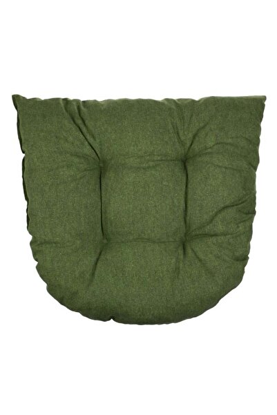 BAMI NETWORK Perna de podea potcoava verde bumbac 45x50cm