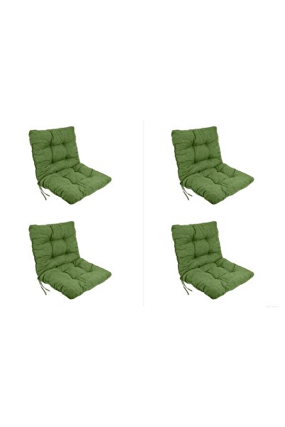BAMI NETWORK Set 4 perne pentru scaun exterior, confortabile pentru relaxare,...