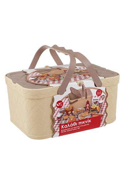 BAMI NETWORK Set de joaca cos picnic cu 47 accesorii plastic 3 ani+