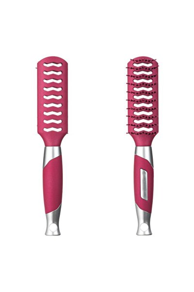 BAMI NETWORK Perie par plata fucsia argintie plastic ingusta