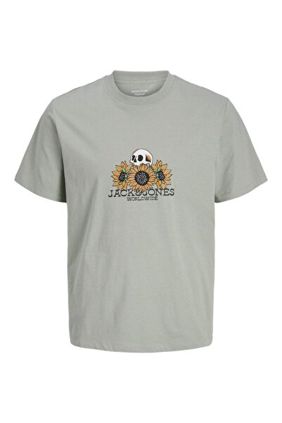 Jack & Jones Μπλούζα κοντομάνικη αγόρι 12293680 "Worldwide" μέντα Seagrass