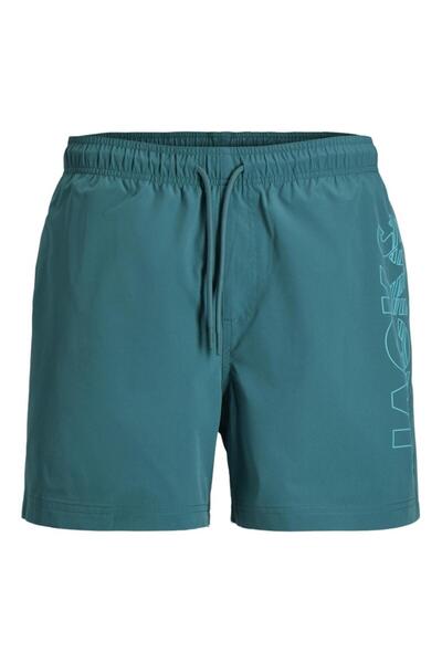 Jack & Jones Μαγιό βερμούδα ανδρική "Maui" πετρόλ