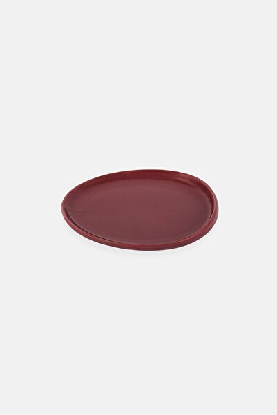 SHALLOW Shinny Dessert Plate, Mauve