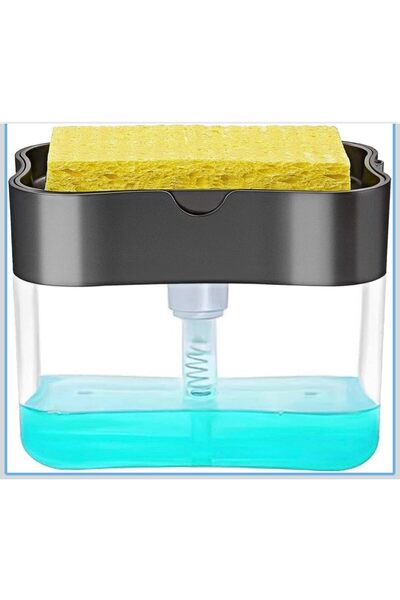 Generic Dish Soap Dispenser with Sponge Holder | 2-in-1 Design, Sponge Included