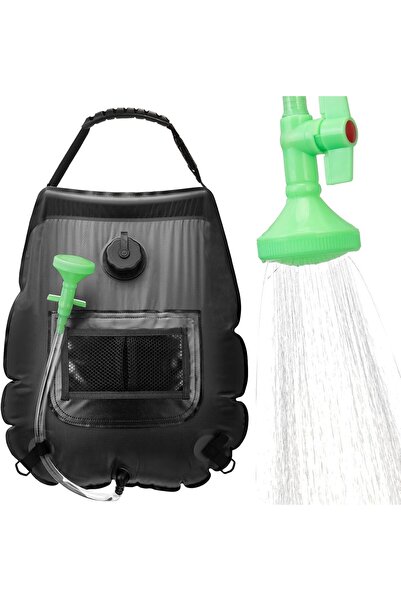 STARSTAR Solar-Powered Portable Shower Bag, 5-gallon/20-liter outdoor camping...