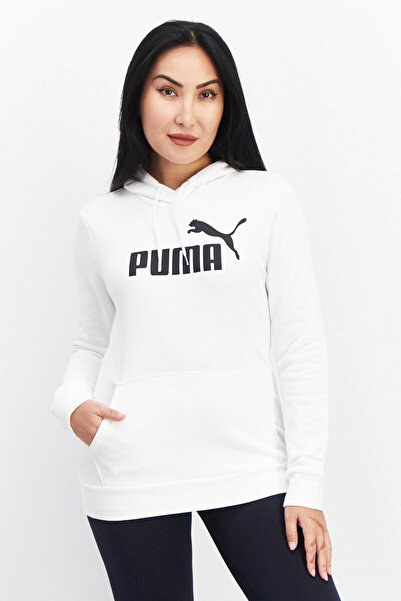 Puma Women Sportswear Fit Long Sleeves Outdoor Sweatshirt, White