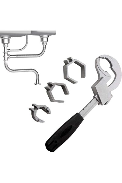 STARSTAR Universal Adjustable Pipe Wrench Confined Spaces Multi-Functional Pi...