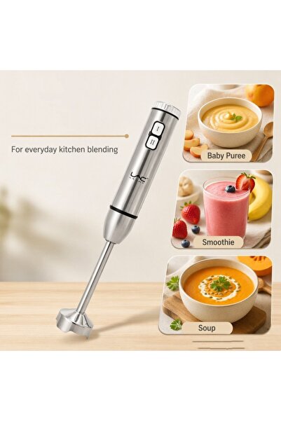 Generic Brand Electric Immersion Blender Stick, 2 Speed Control Stainless Ste...
