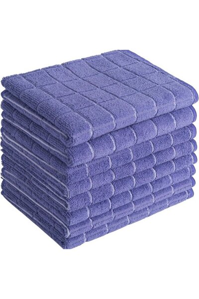 STARSTAR 8-Pack Highly Absorbent Microfiber Kitchen Dishcloths & Hand Towels ...