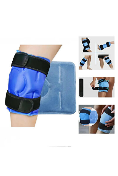 STARSTAR pair of knee cooling sleeves with Velcro, knee cooling bandages to r...