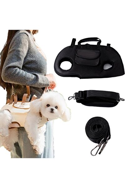 STARSTAR Black Size S Crossbody Breathable Small Dog Pet Carrier Bag