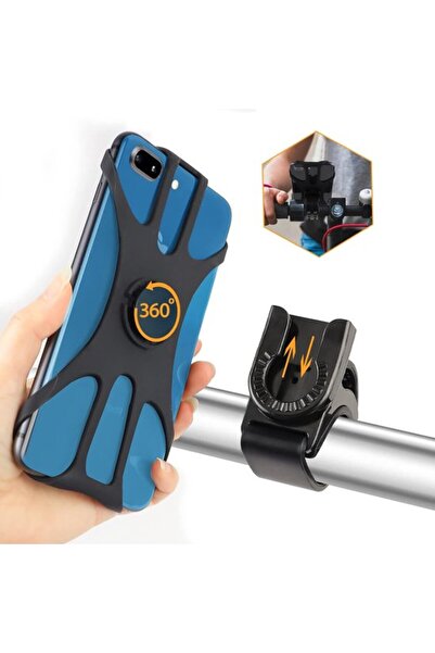 STARSTAR Bicycle Phone Holder Universal 360 Rotating Mobile Phone Holder Moto...