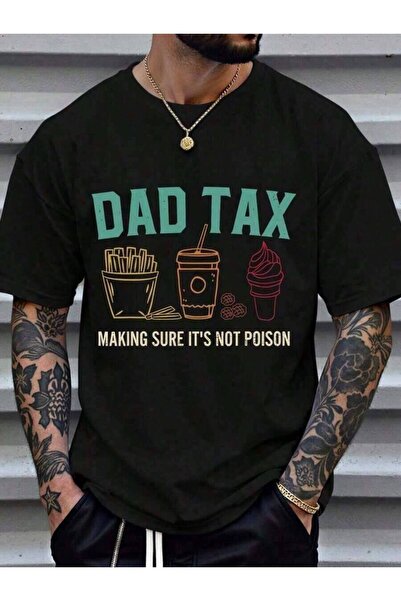 4Car Manfinity Homme Men's Casual Slogan Print Round Neck Short Sleeve Loose-...