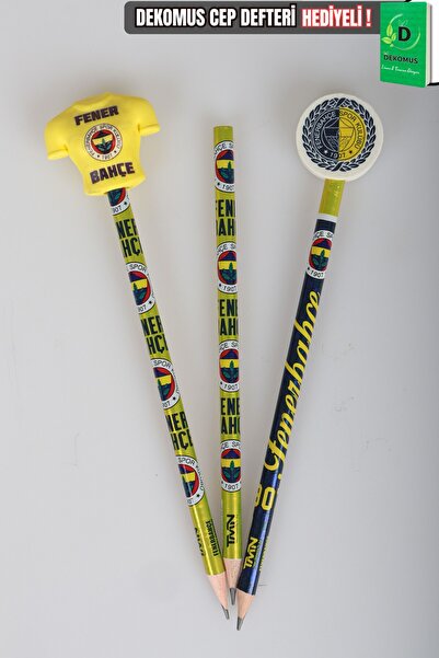 Fenerbahçe X Dekomus Licensed 3-Piece Pencil Set
