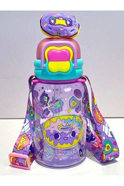 Five Dream House 600ML Fun Donut Kids Water Bottle For School, Sippy Cup with...