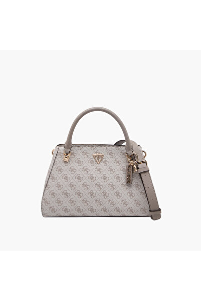Guess حقيبة يد نويل II بطباعة مونوغرام ومقبضين