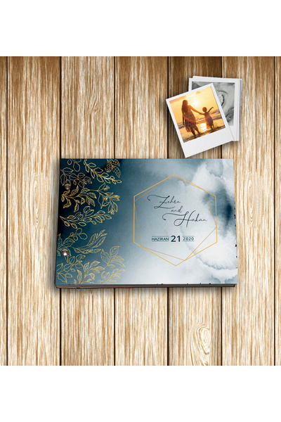 Sepetinde Kendin Yap Anı Defteri Scrapbook Fotoğraf Albümü | 20x25 cm | 12 Ya...