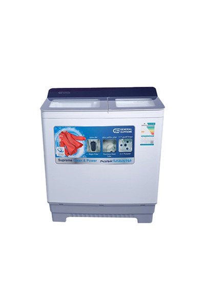 genr General Supreme Semi-Automatic Washing Machine, Two Tubs, Tempered Glass...
