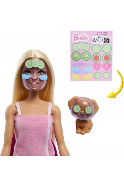 mattel SET LALKA BARBIE Păpușă BARBIE ÎN SPA + accesorii HYV31